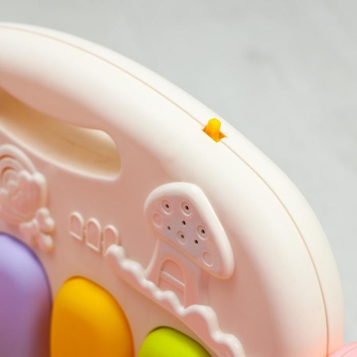 Развивающий коврик «Жирафик», с пианино, розовый Развивающий коврик «Жирафик», с пианино, розовый