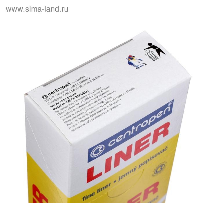 Ручка капиллярная, 0.8 мм, Centropen 2811/06, линия 0,3 мм, цвет синий, длина письма 1500 м Ручка капиллярная, 0.8 мм, Centropen 2811/06, линия 0,3 мм, цвет синий, длина письма 1500 м