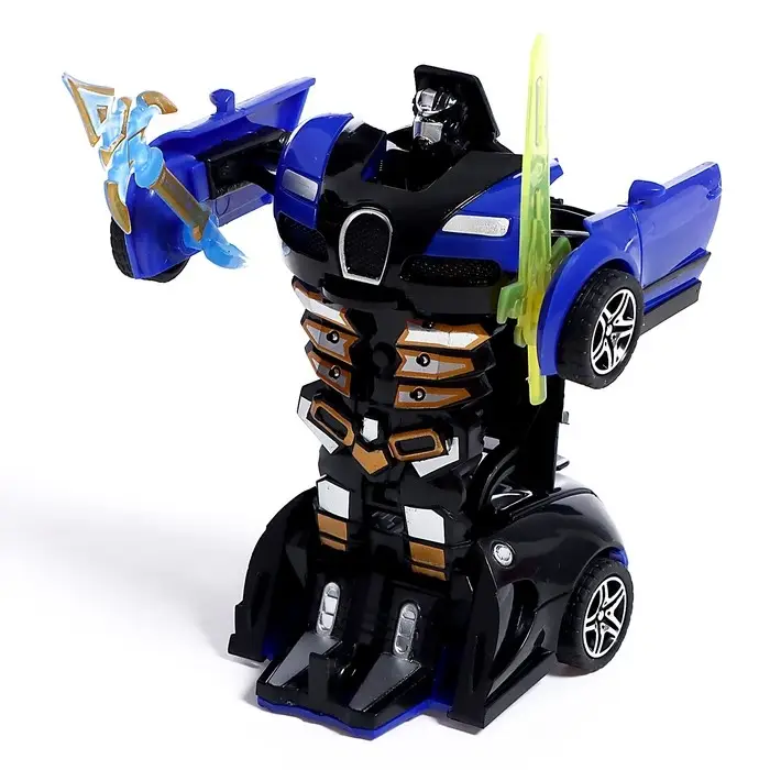 Робот-трансформер &laquo;Спорткар&raquo;, инерционный, трансформируется автоматически при столкновении