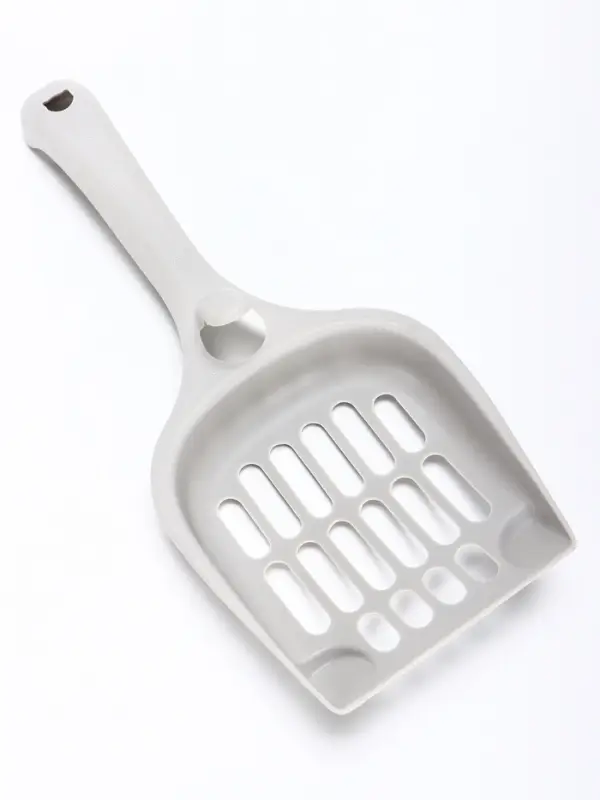 Лоток для кошек &laquo;Фур-Мур&raquo;, 48&times;35.5 см, с бортом и совком, покрытие софт-тач, смоки