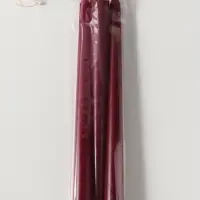 Набор свечей античных 25 см, 3 шт., 58 г, 7 ч, бордовый