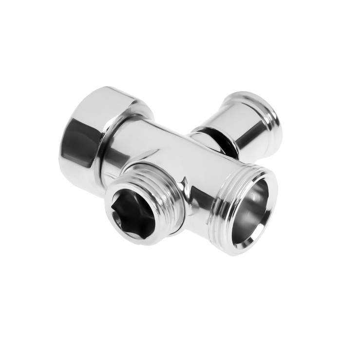 Дивертор ZEIN Z746, для смесителя, корпус цинк, переключатель латунь, пружинный, цвет хром Дивертор ZEIN Z746, для смесителя, корпус цинк, переключатель латунь, пружинный, цвет хром