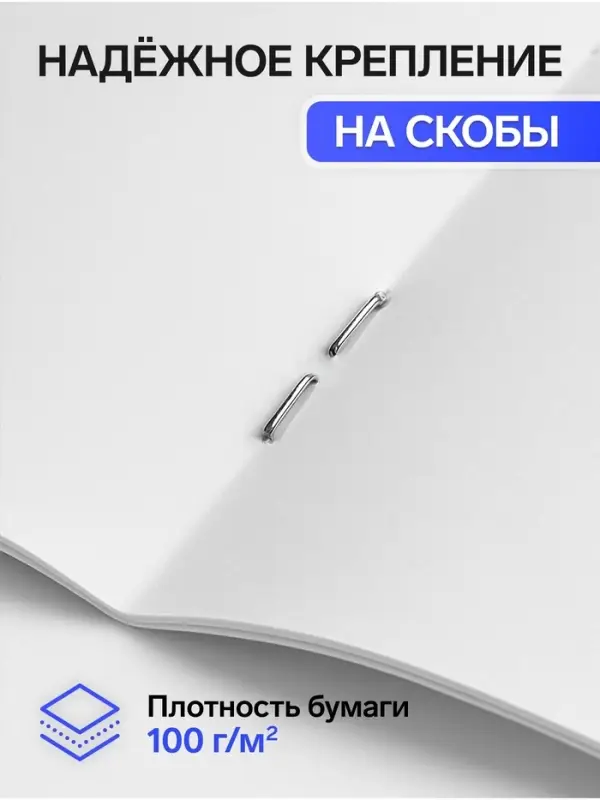 Альбом для рисования Calligrata А4, 12 листов, на скрепке, мелованная бумага