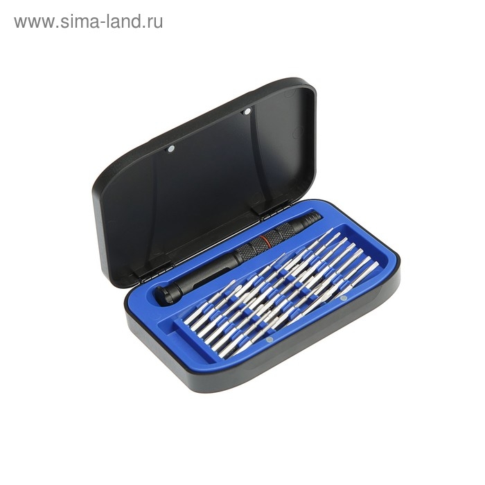 Набор для точных работ ТУНДРА, сталь S2, 22 предмета Набор для точных работ ТУНДРА, сталь S2, 22 предмета