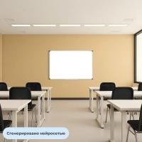 Доска магнитно-маркерная Attache 100х150 см алюм.проф., черн.угл
