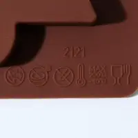 Форма для шоколада Доляна &laquo;Ноты&raquo;, силикон, 19.5&times;12&times;1 см, 15 ячеек (4.2&times;2.2 см), коричневый