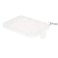 Туалет для кошек &laquo;Мур-мяу&raquo;, 33&times;25&times;7 см, с сеткой, пластик, цвет коралловый