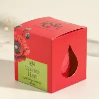 Ароматическая свеча в стакане &laquo;Маковое поле&raquo;, 8&times;8.5 см, 30 ч