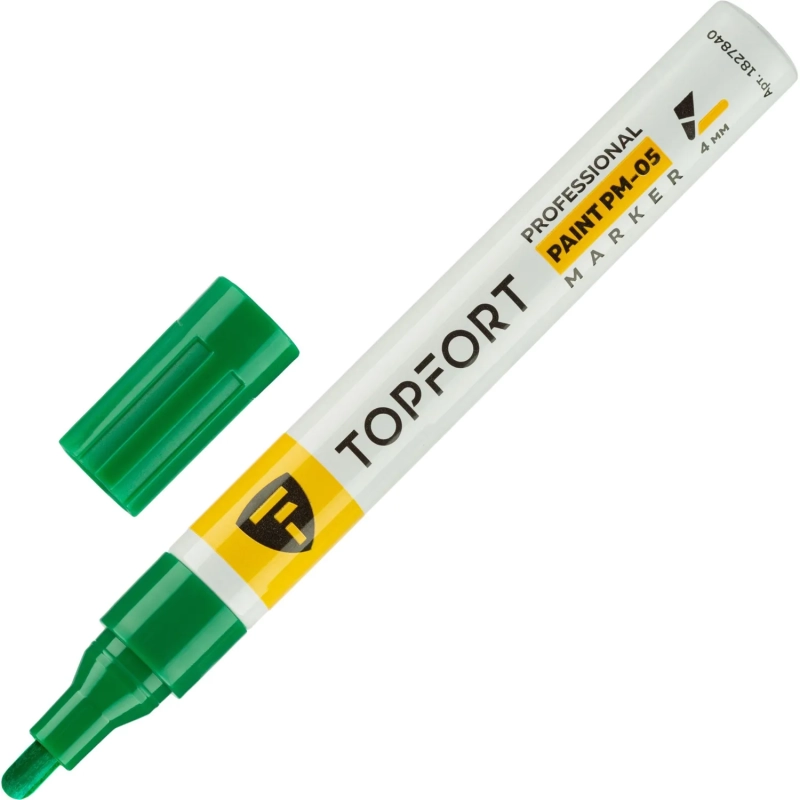 Маркер лаковый Topfort Paint 4 мм зеленый