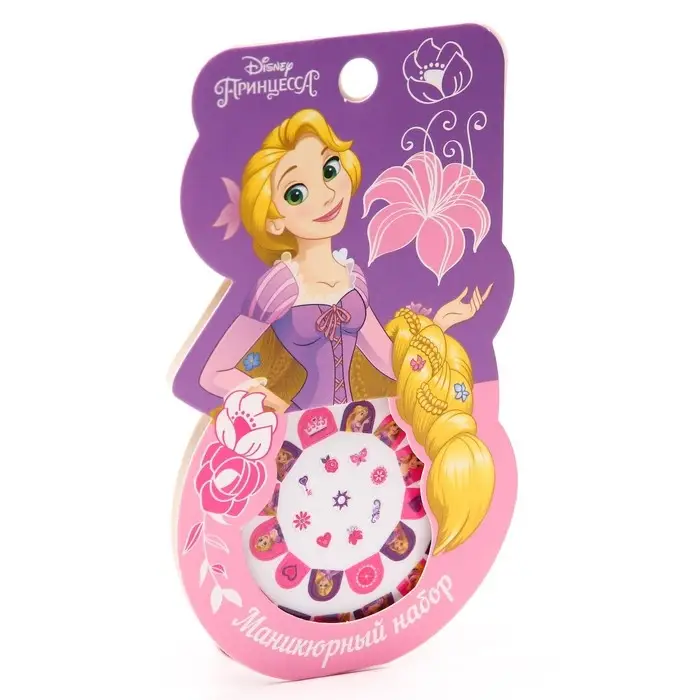 Наклейки для ногтей детские, Рапунцель