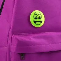 Светоотражающий значок &laquo;Удивлённый смайл&raquo;, d=5.8 см, жёлтый