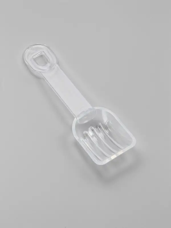 Ванночка для грызунов, 14&times;10.4 см, угловая, с лопаткой, пластик, голубая