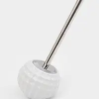 Ерш для унитаза с подставкой керамика "Квадро" белый