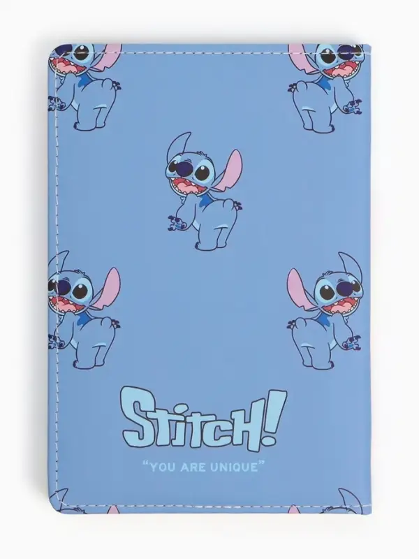 Ежедневник кожзам А5 "Стич на пляже", 80 л