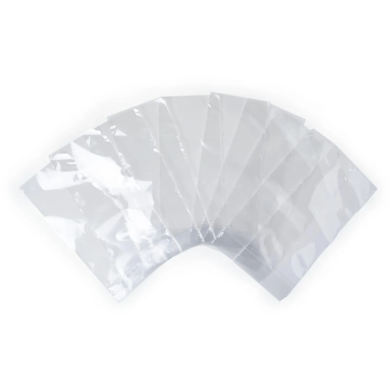 Пакет БОПП 70х170 мм (донная складка 20+20) 35 мкм 100 шт/уп