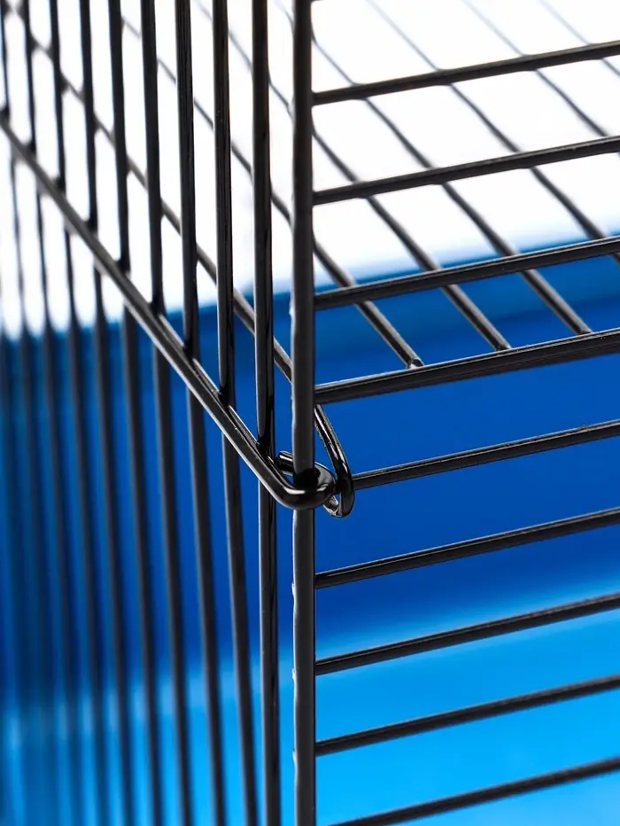 Клетка для грызунов "Мини" двухярусная, 29 x 25 х 32 см, синий Клетка для грызунов "Мини" двухярусная, 29 x 25 х 32 см, синий