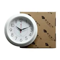 Часы настенные, интерьерные, бесшумные, d=21 см, белые