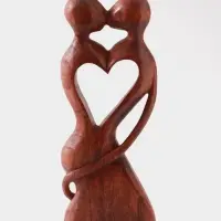 Сувенир &laquo;Узы брака&raquo;, 40&times;16&times;4.5 см, дерево, коричневый