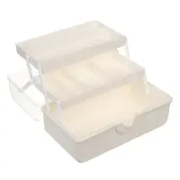 Бокс для таблеток тм VETTA, складной, 2 полки, пластик, 28,5х15,5х15,5см