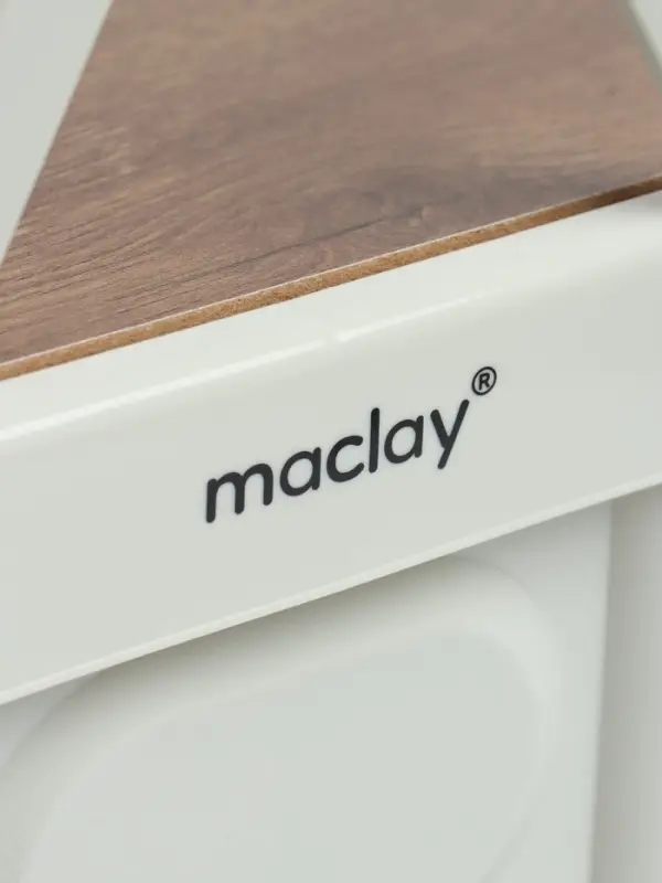 Стол - корзина maclay 2 в 1, складная, 30 л, 44&times;30&times;24/6 см, светло-серая