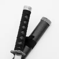 Макет оружия &laquo;Сувенирная катана. Чёрная змея&raquo;, ножны искусственная кожа, матовая, 89 см