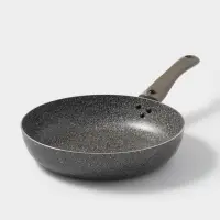 Сковорода Onyx, d=24 см, съёмная ручка, стеклянная крышка, антипригарное покрытие, алюминий, серая