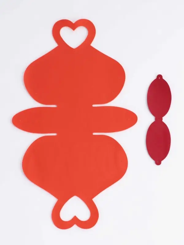 Кожаная подарочная сумочка для бижутерии и сувениров, оранжевая с бантом, 10.5&times;5&times;6 см