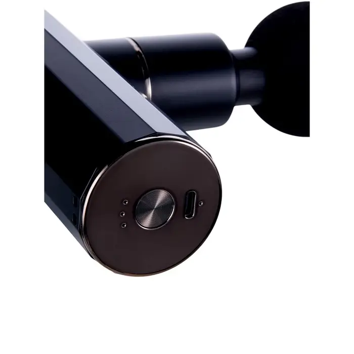 Массажёр для тела Hoco HP50, перкуссионный, 4 режима, 4 насадки, 3200 об/мин, чёрный