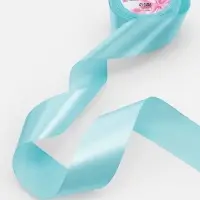 Лента атласная, 50 мм, 23&plusmn;1 м, голубая №211