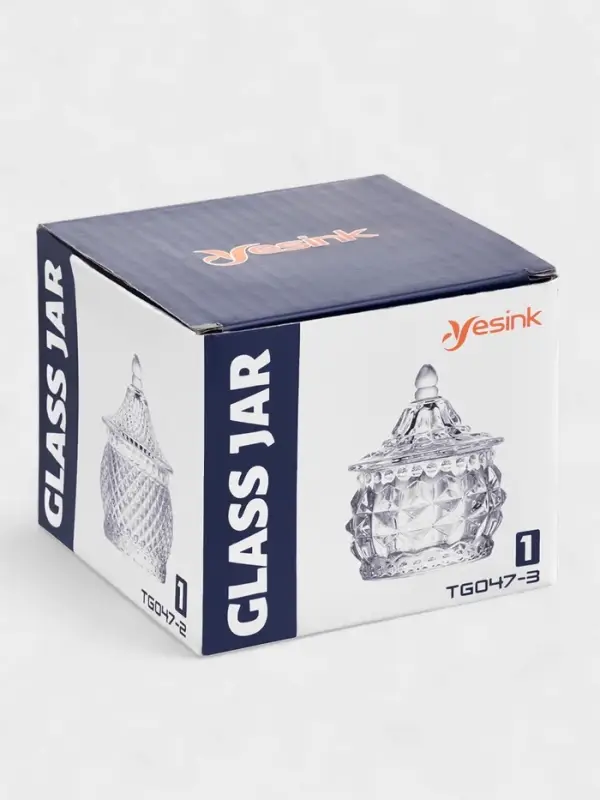 Конфетница с крышкой  Конфетница с крышкой "Икринка" 7,5х9,5 см, прозрачная