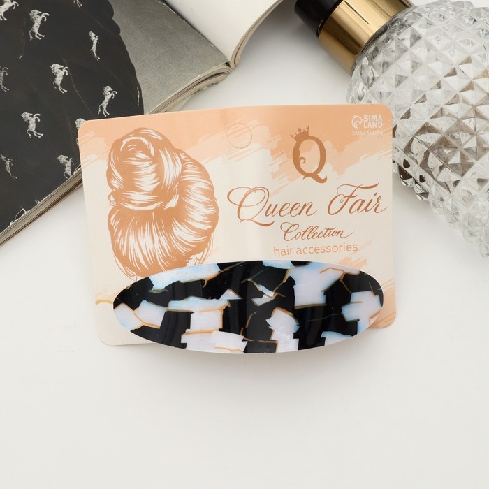 Заколка-автомат для волос Заколка-автомат для волос "Констанция" 8 см, микс