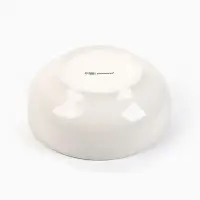 Салатник новогодний Доляна &laquo;Дед мороз и снегурочка&raquo;, 580 мл, фарфор, белый