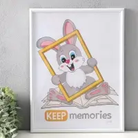 Набор фоторамок для фото 30&times;40 см Keep memories &laquo;Радуга&raquo;, 4 шт., белый, (пластиковый экран))