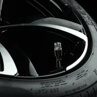 Светящийся колпачок на вентиль Cartage, микс, набор 2 шт.