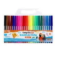 Фломастеры 24 Calligrata, kids, вентилируемый колпачок, блистер
