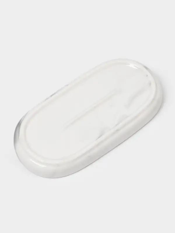 Набор аксессуаров для ванной комнаты &laquo;Сила&raquo;, 3 предмета, мыльница, дозатор для мыла 350 мл, стакан, серый