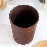 Стакан &laquo;Гладкий&lrm;&lrm;&raquo;, 400 мл., 11&times;10 см, красная глина