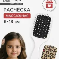 Расчёска массажная, 6&times;18(&plusmn;1) см, МИКС