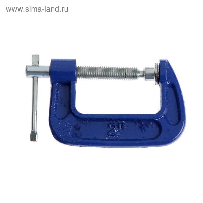 Струбцина G-образная ТУНДРА, усиленная, 2 Струбцина G-образная ТУНДРА, усиленная, 2" (50 мм)
