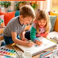 Альбом для рисования Calligrata А4, 24 листа, на скрепке, плотность листов 100 г/м&sup2;, обложка из мелованного картона