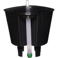 Горшок цветочный с автополивом КОМФОРТ 3л оливковый ПИ-21-6ТХ