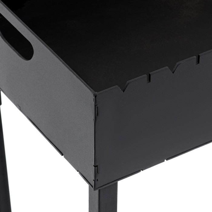 Мангал Мангал "Астрахань" толщина стали 3 мм, жаровня 13 см, 35 х 50 х 80 см