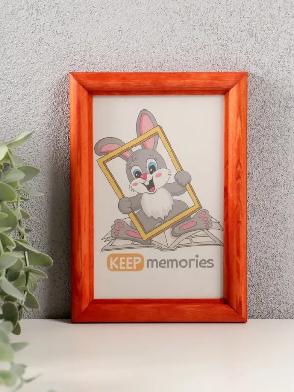 Фоторамка дерево 10х15 см, махагон №1 (пластиковый экран) Фоторамка дерево 10х15 см, махагон №1 (пластиковый экран)