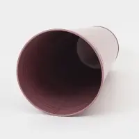 Вазон без ручек, 11 л, h=50 см, нержавеющая сталь, розовый