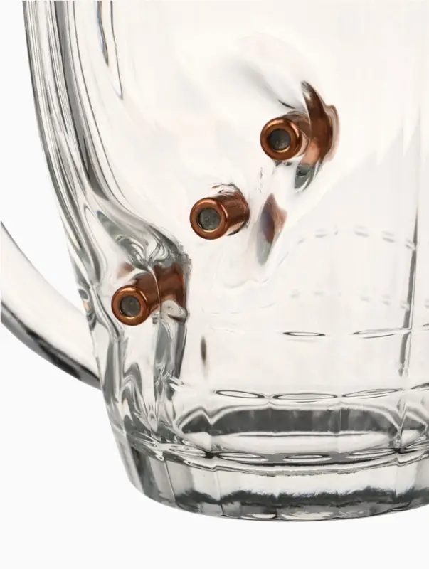 Кружка пивная с пулей &laquo;Непробиваемая&raquo;, 500 мл