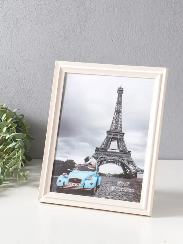 Фоторамка пластик 20х25 см "Остин" бело-бежевый 23,5х18,5х1,5 см