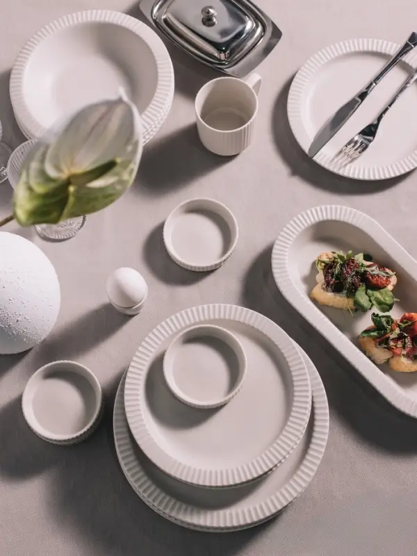 Тарелки Magistro Jarwah Lausanne, d=21.3 см, обеденные, набор 2 шт., фарфор, серые