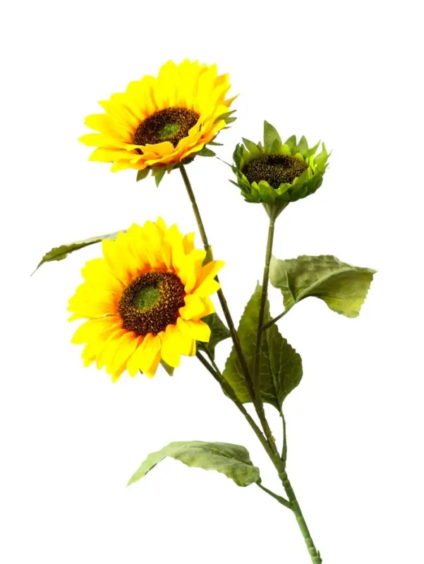 Цветы искусственные &laquo;Куст подсолнухов&raquo;, h=87 см, d=16 см