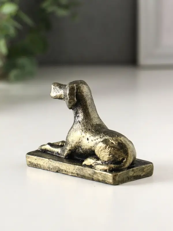 Фигурка гипс &laquo;Собачка&raquo;, 6&times;8&times;4 см