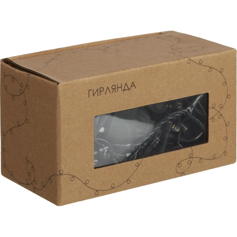 Электрогирлянда 100 ламп, длина 10,8м, 8 реж, хол бел IP20 SW-XMAXIn-0015